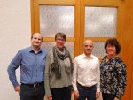 Ehrung f&uuml;r langj&auml;hrige Vorstandsmitglieder beim Neujahrsempfang der Gemeinde