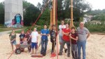 Gro&szlig;z&uuml;gige Spende und flei&szlig;ige Helfer - Grillplatz