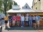 Margaretenfestaufbau in vollen Z&uuml;gen