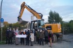 Offizieller Baubeginn f&uuml;r den neuen Mainsteg