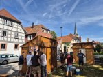 Unsere H&uuml;tte f&uuml;r das Margaretenfest steht :-)